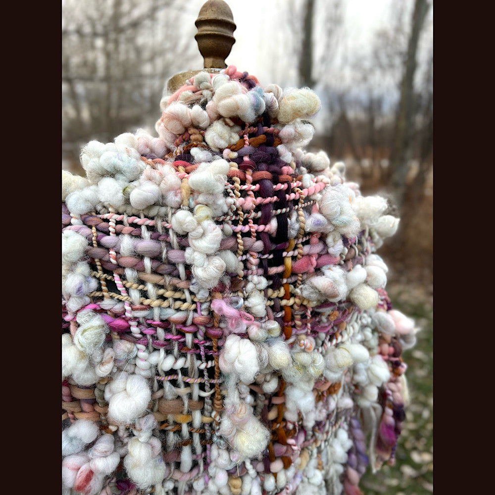 Golden Rose shawl 59” X 27”