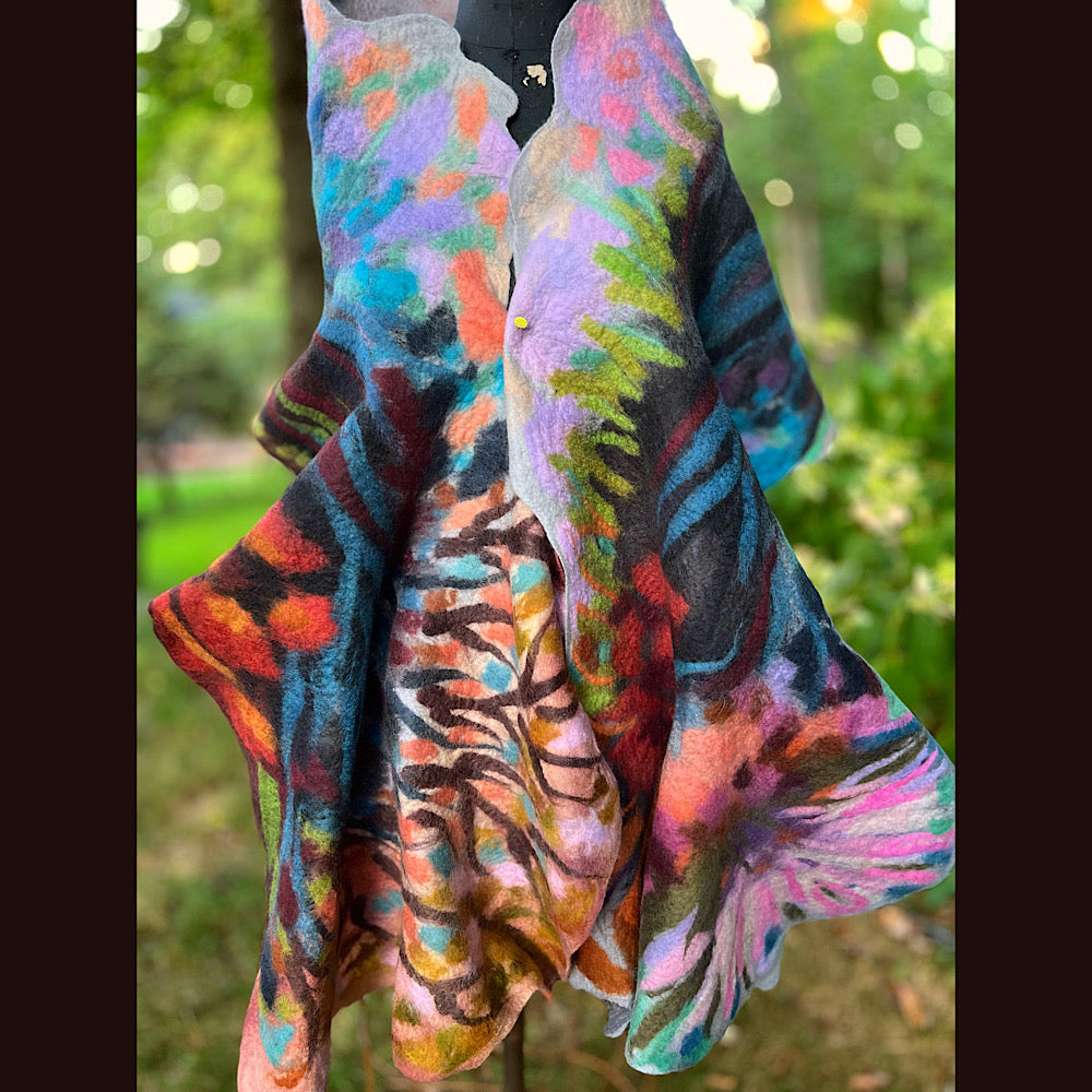 Felted Scarf 80” X 25”