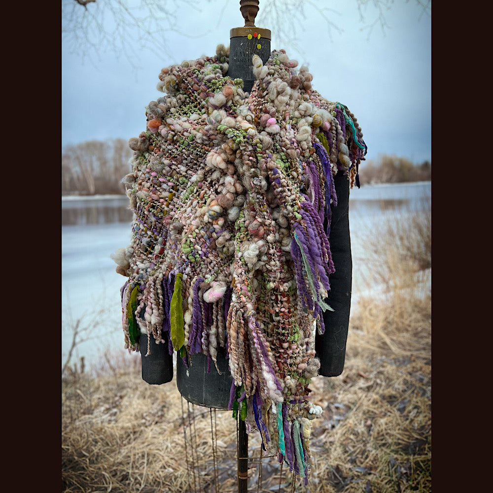 Woven shawl 82” X 37”