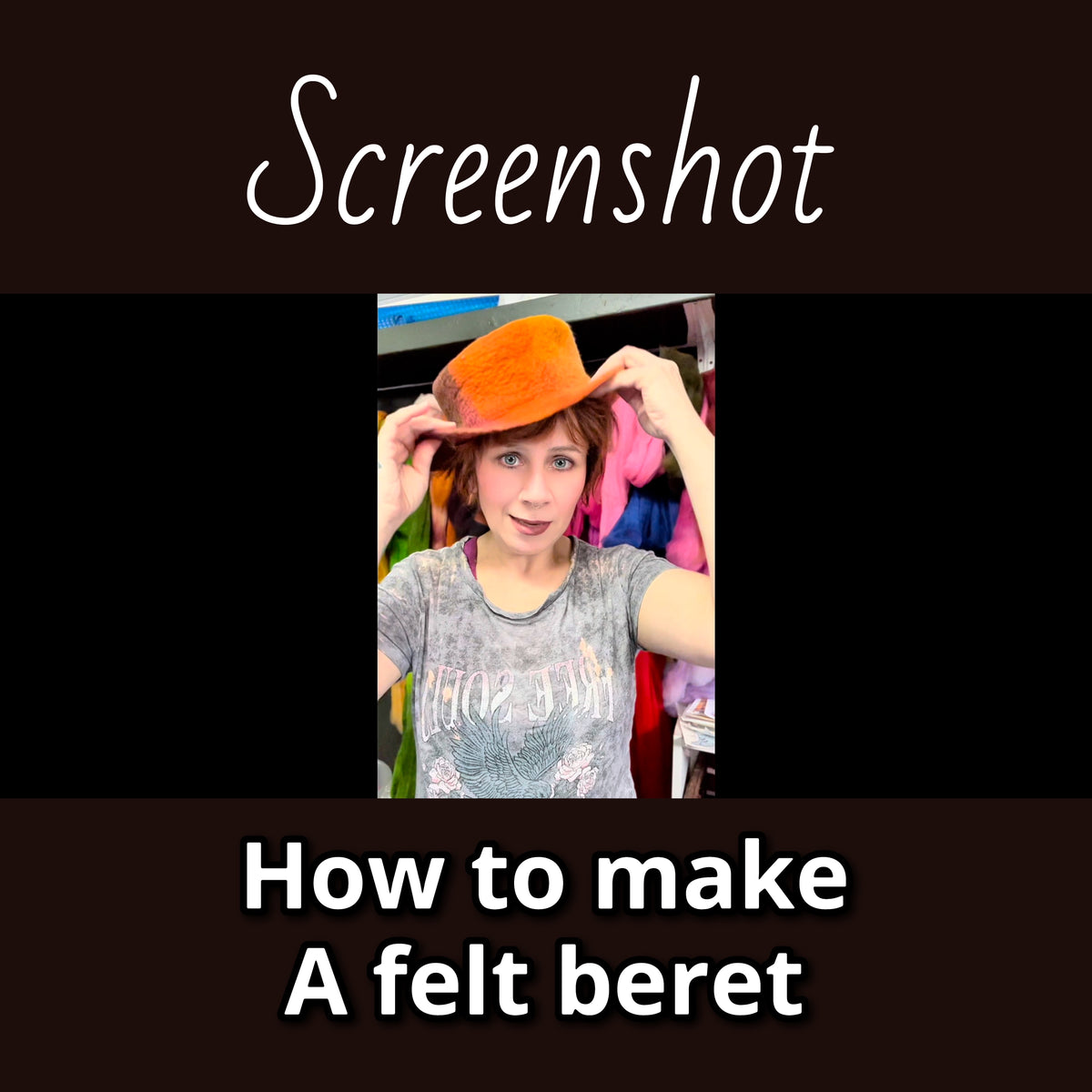 How to felt a beret video tutorial