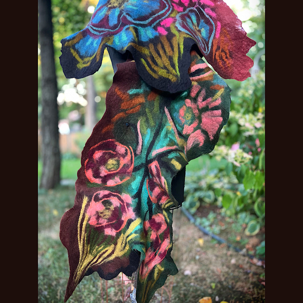 Felted Scarf 80” X 23”