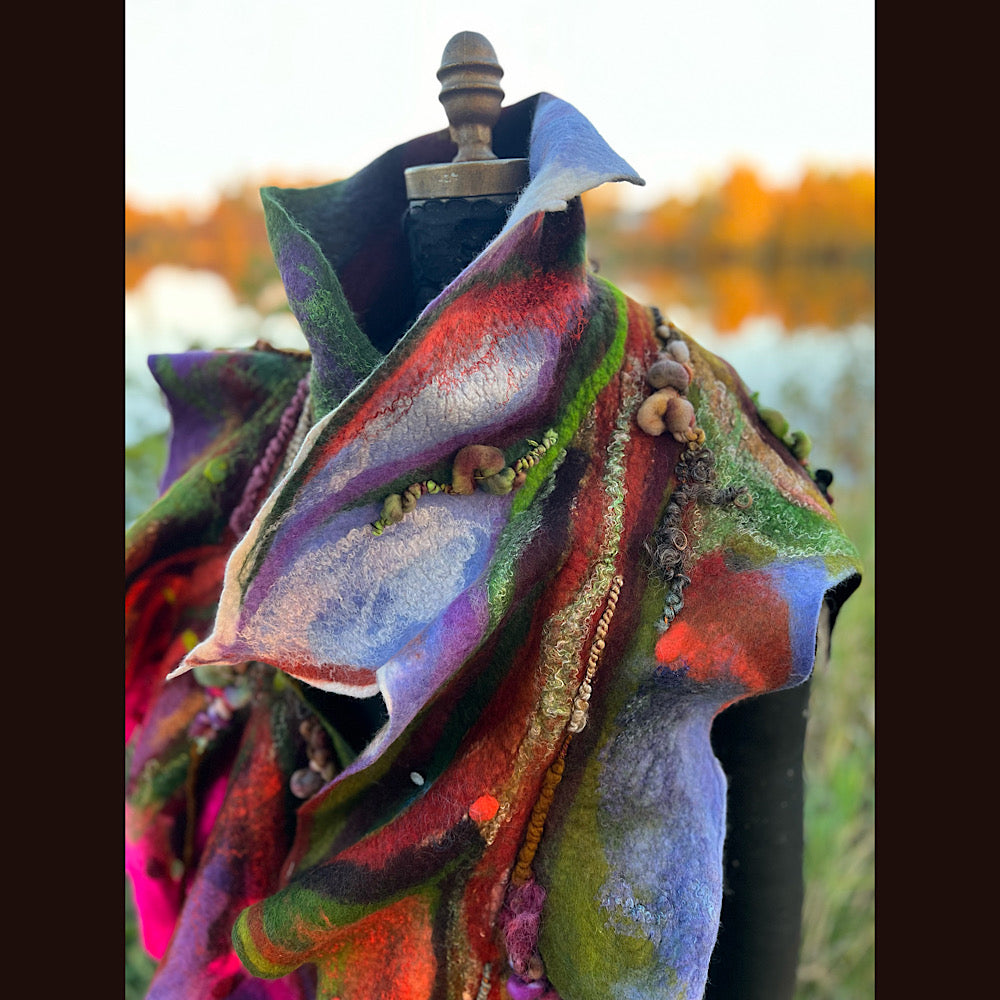 Felted Scarf 72” x 22”