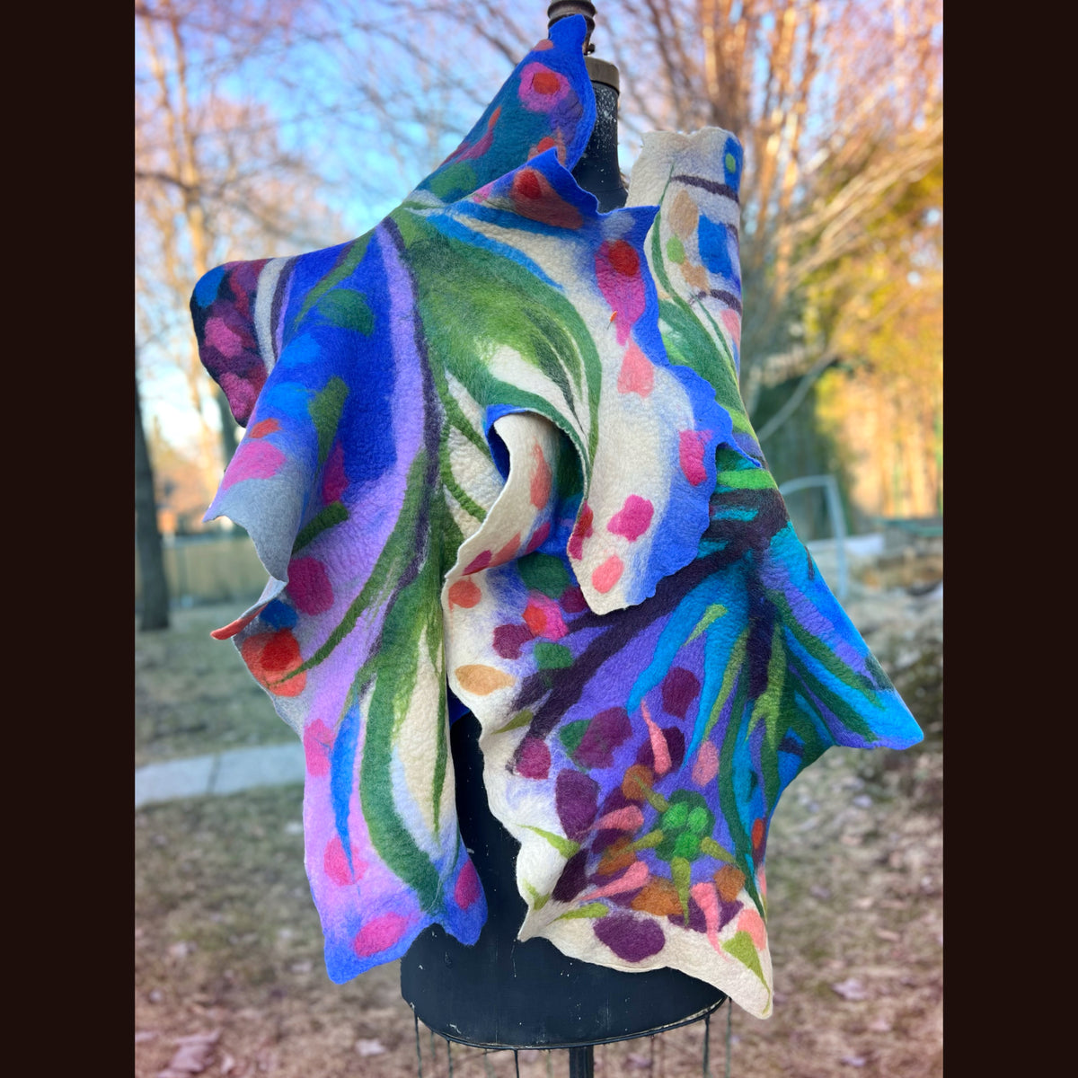 Felted Scarf 72” X 23”