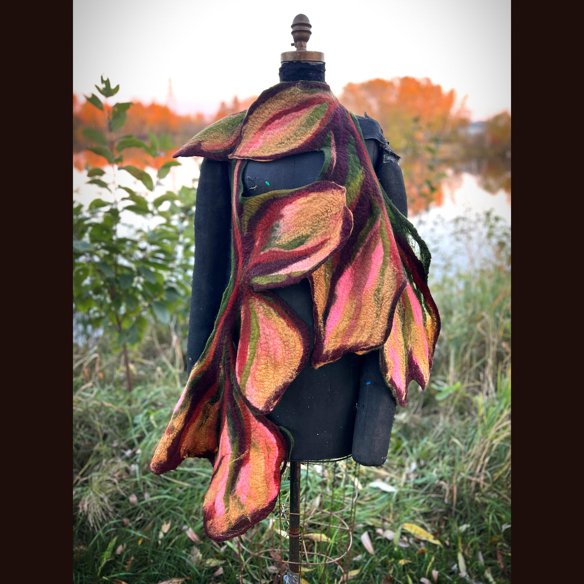 Felted Scarf 72” x 21”