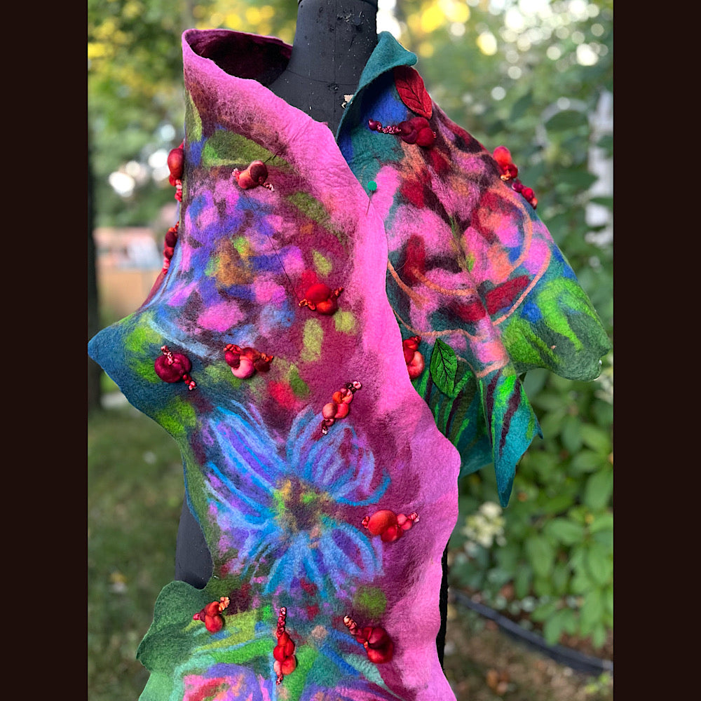Felted Scarf 86” X 17”