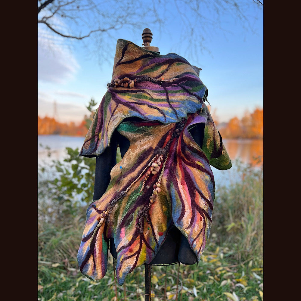 Felted Scarf 80” X 20”