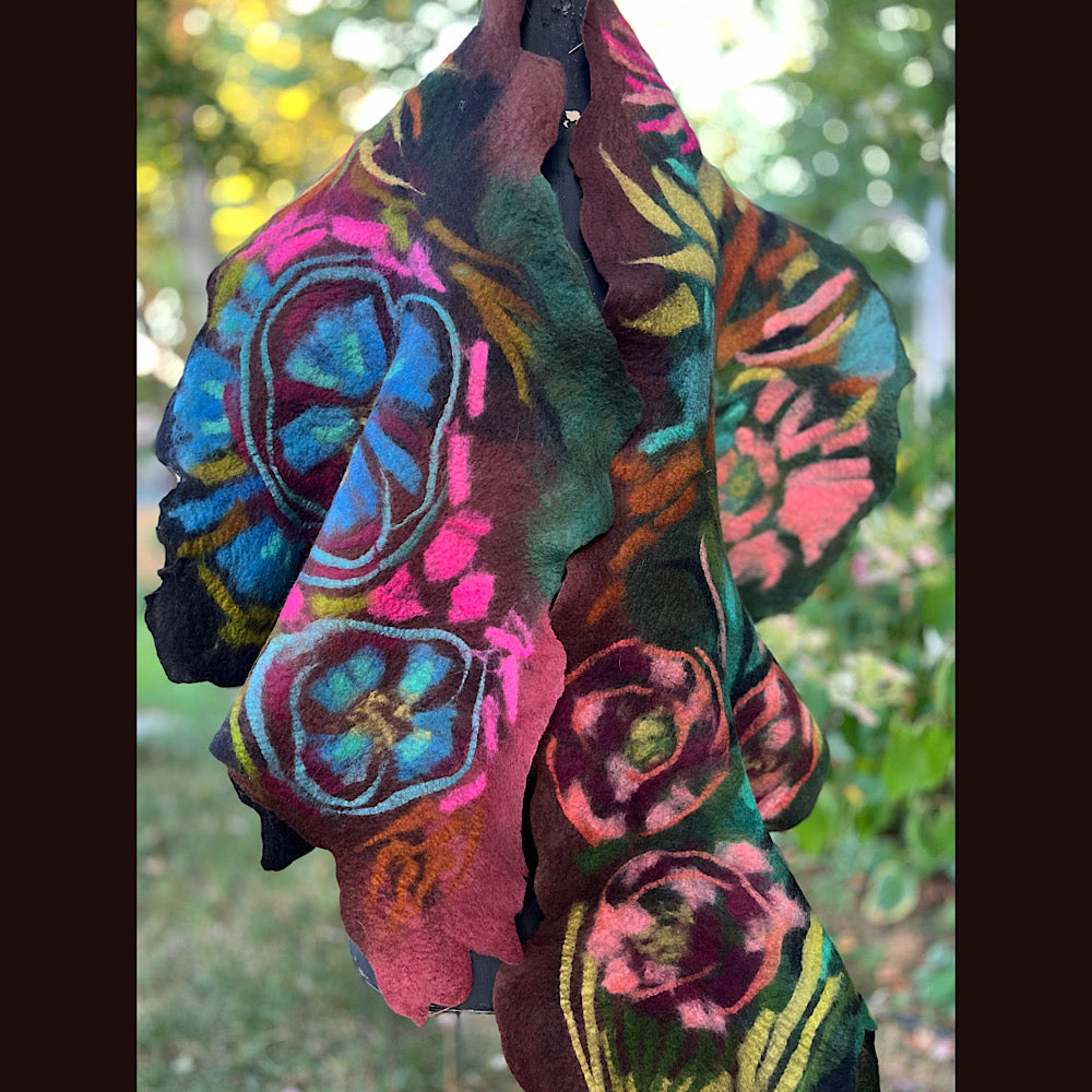 Felted Scarf 80” X 23”