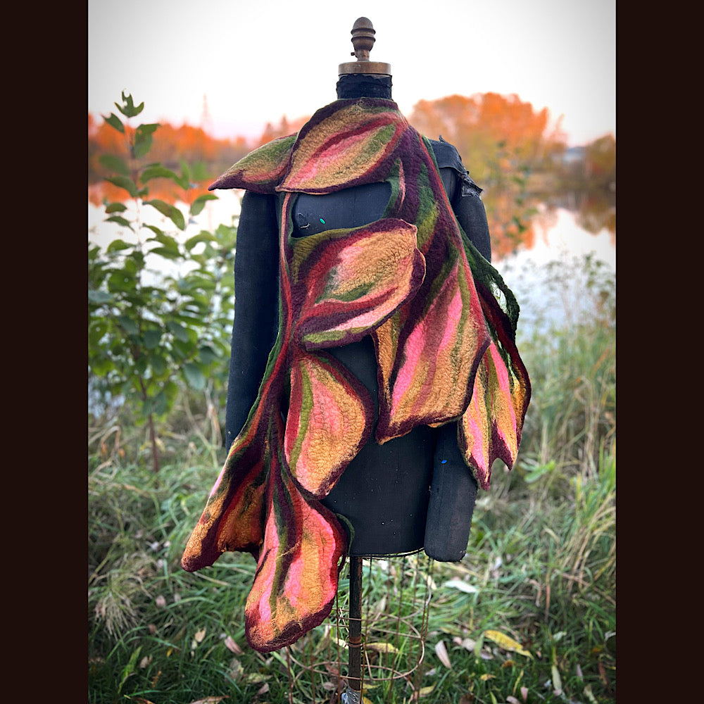 Felted Scarf 72” x 21”