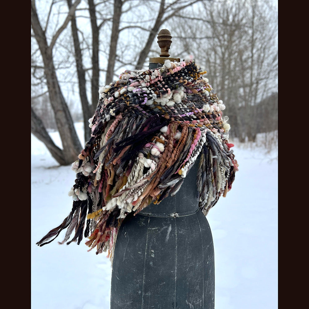 Woven shawl 84”X 34”