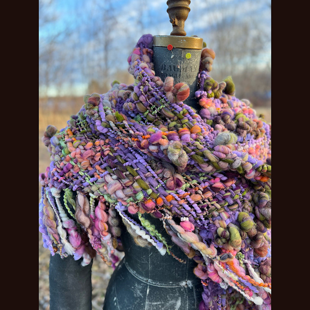 Woven shawl 80” X 34” 1 pound