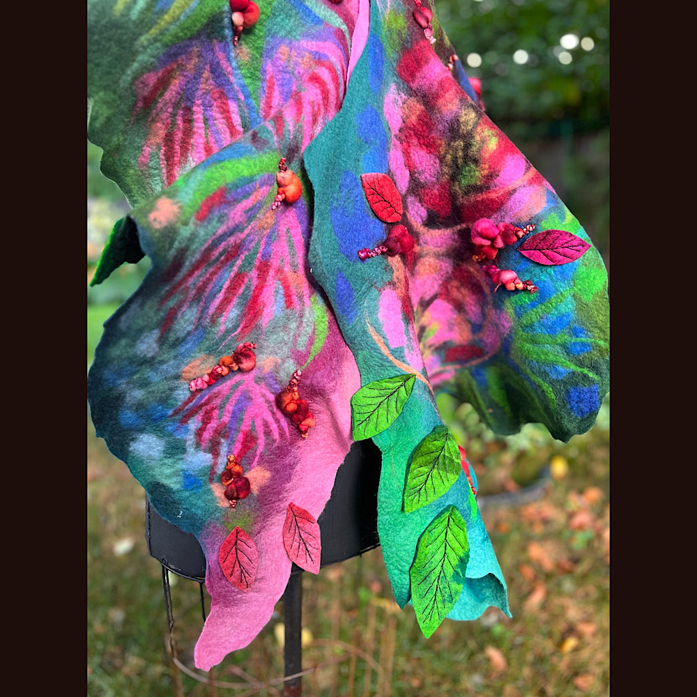 Felted Scarf 86” X 17”