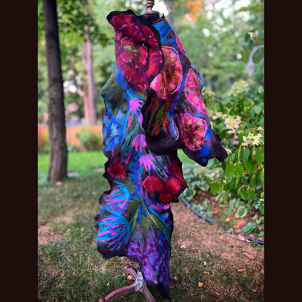 Felted Scarf 92” X 24”