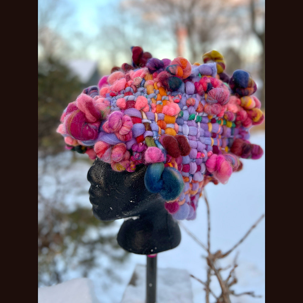 Popcorn toque size medium large