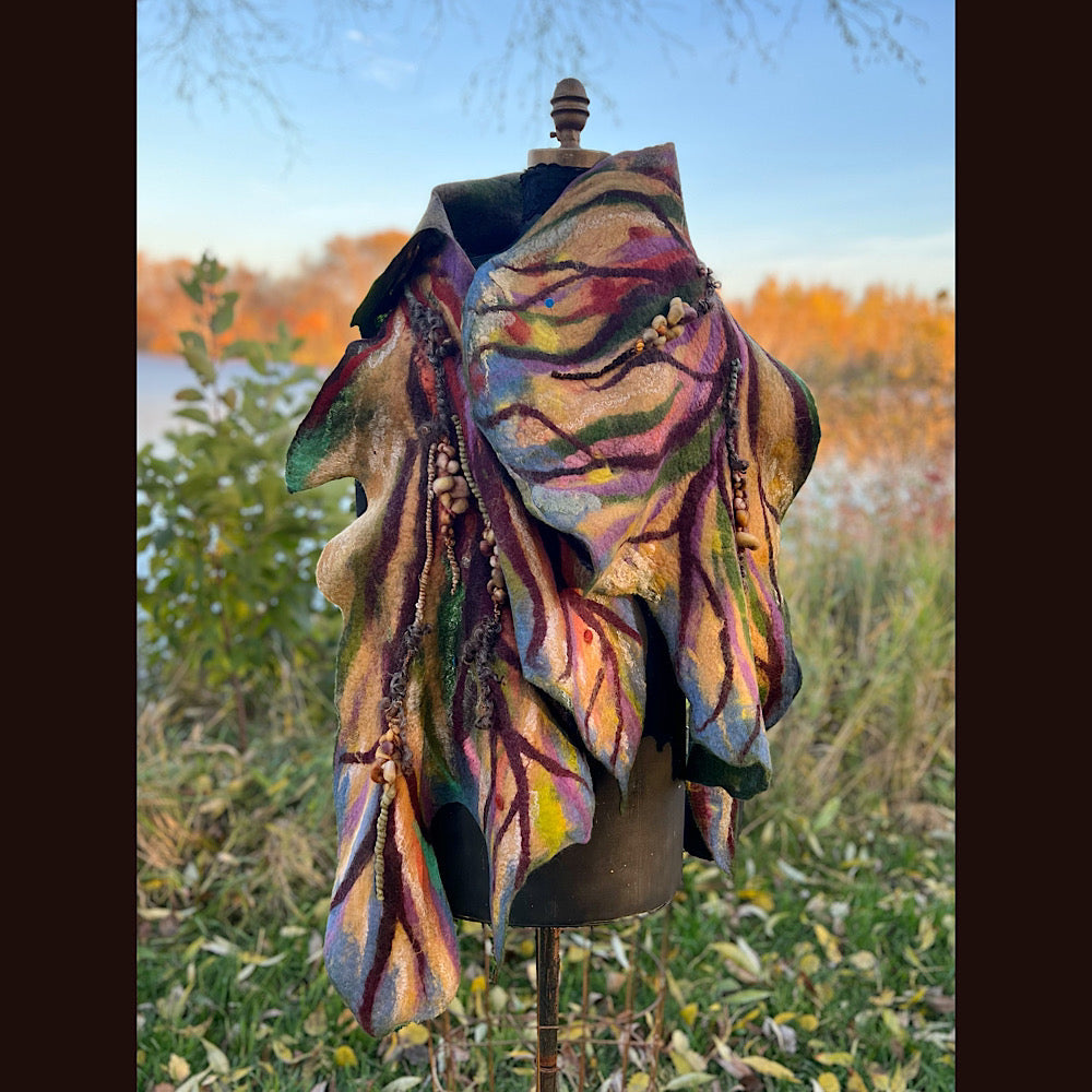 Felted Scarf 80” X 20”