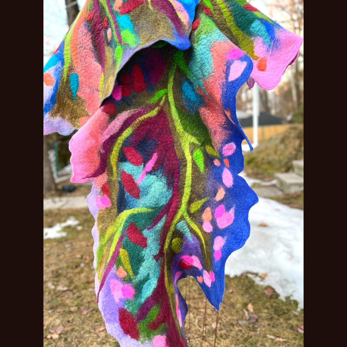 Felted Scarf 76” X 20”