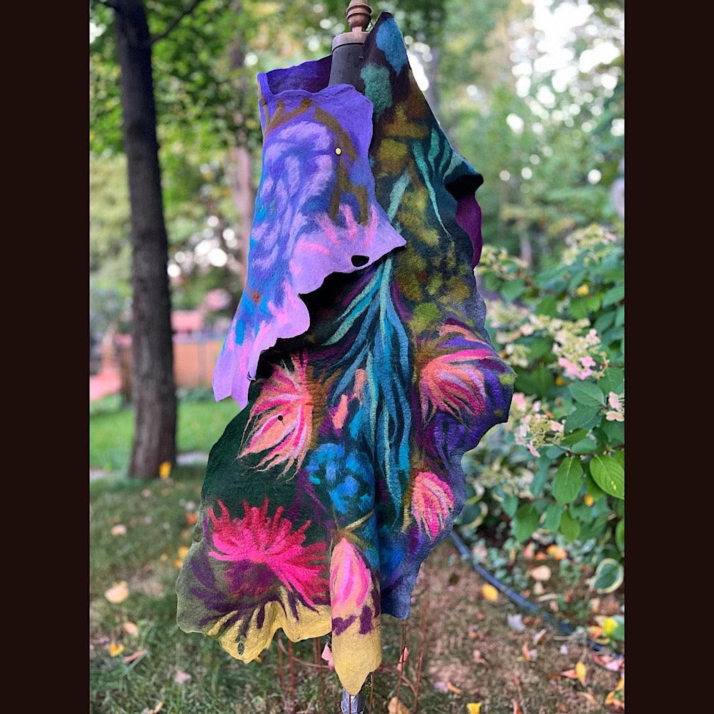 Felted Scarf 80” X 23”