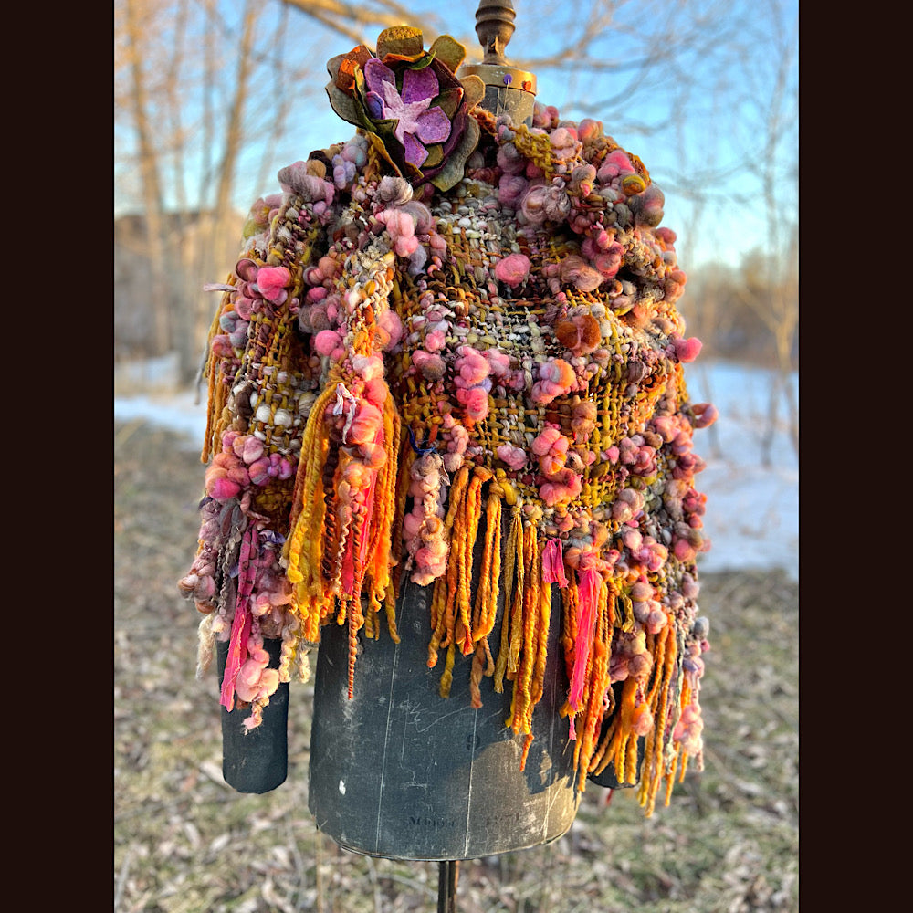 Woven shawl 82” X 37”