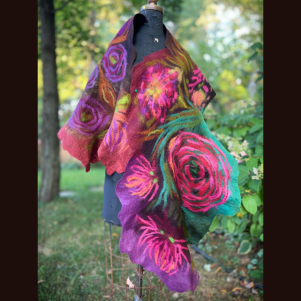 Felted Scarf 80” X 23”