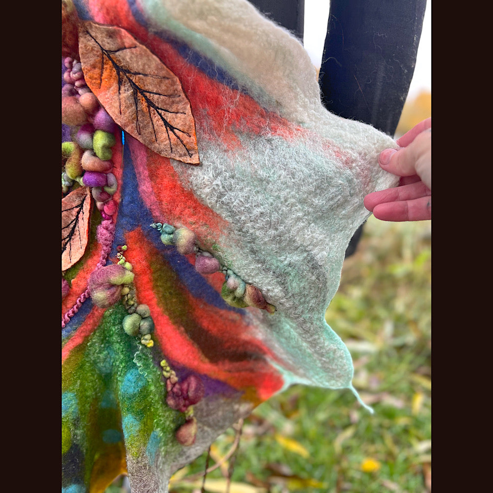 Felted Scarf 68” x 15”