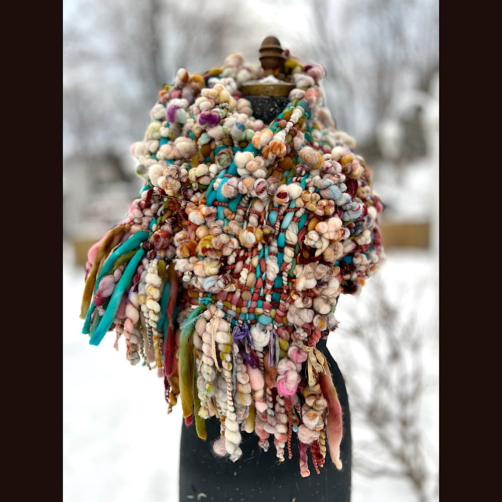 The Golden Rose Scarf 92” X 10”