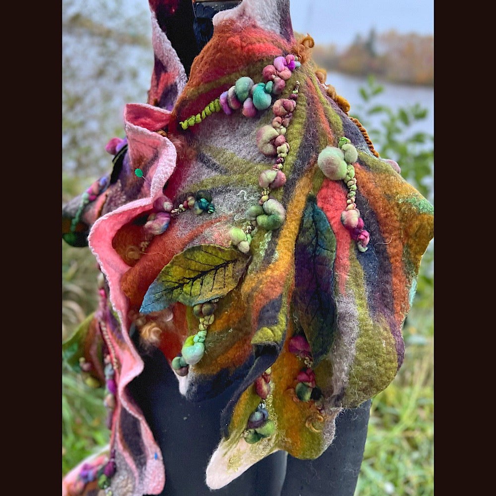 Felted Scarf 70” x 15”