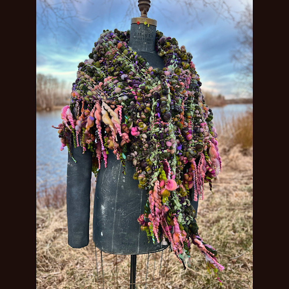 Woven shawl 82” X 37” 1 pound 1/2