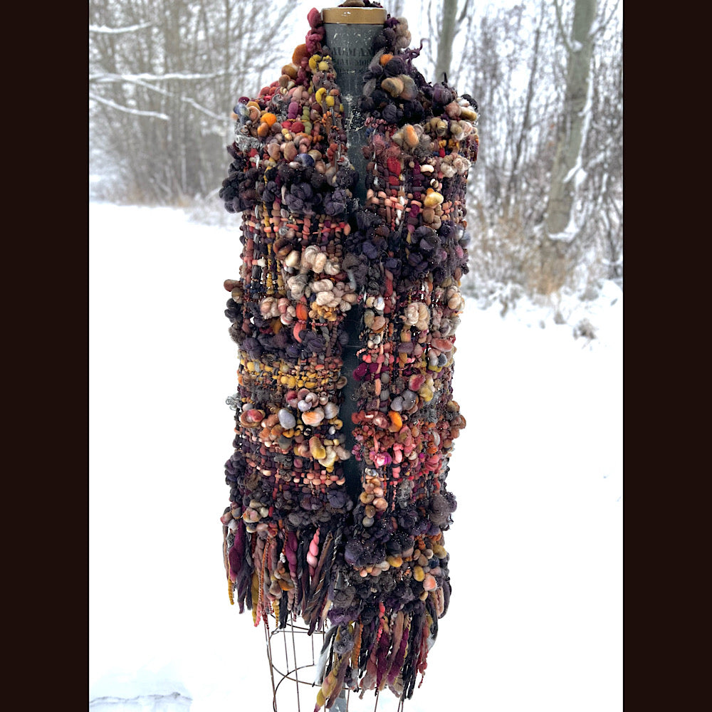 After sunset Scarf 88” X 9”