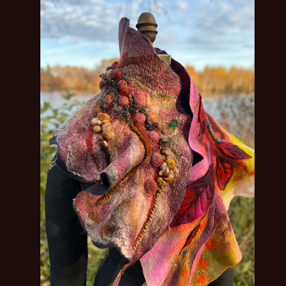 Felted Scarf 74” X 15”