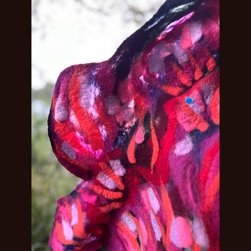 Felted Shawl 90” X 45”