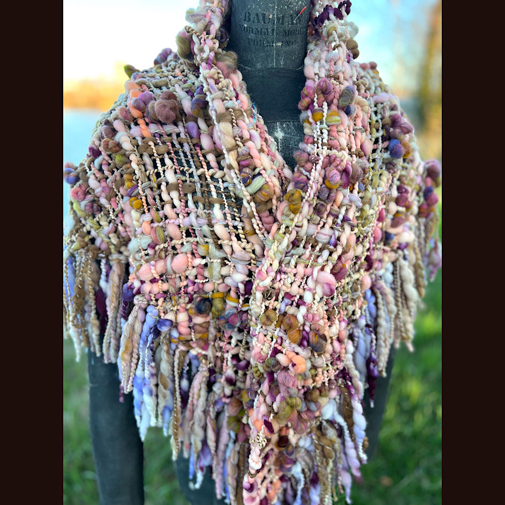 Woven shawl 82” X 36” 1 pound