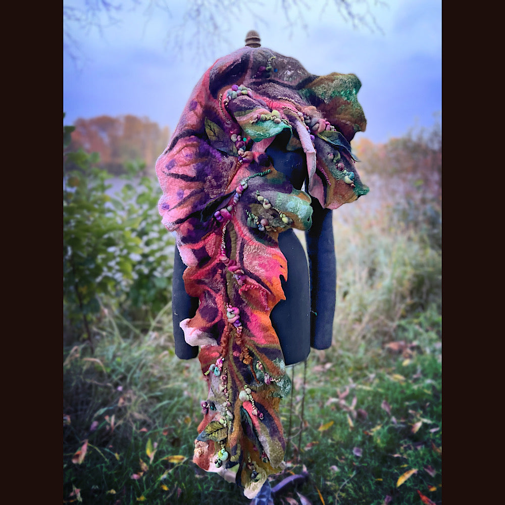 Felted Scarf 70” x 15”