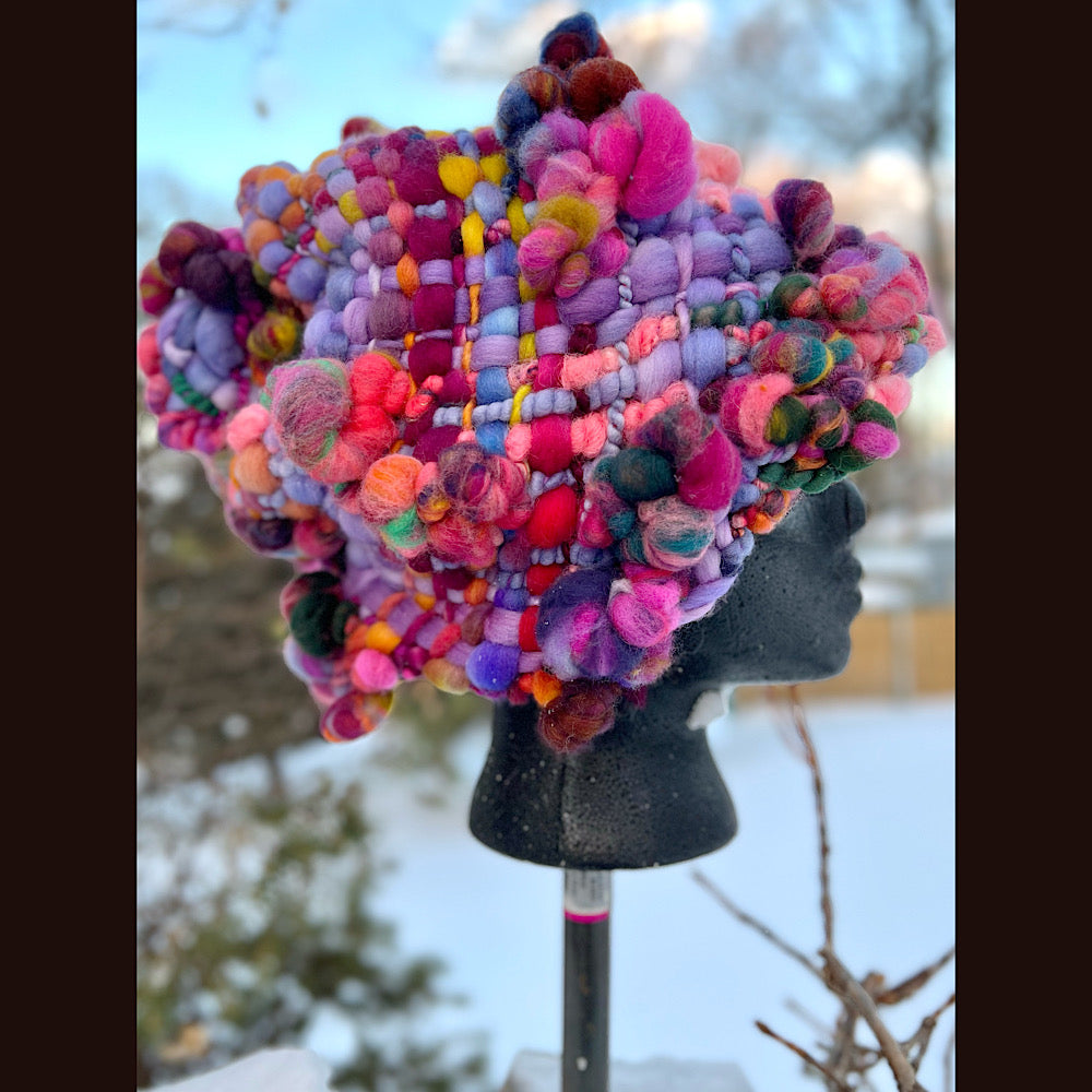 Popcorn toque size medium large