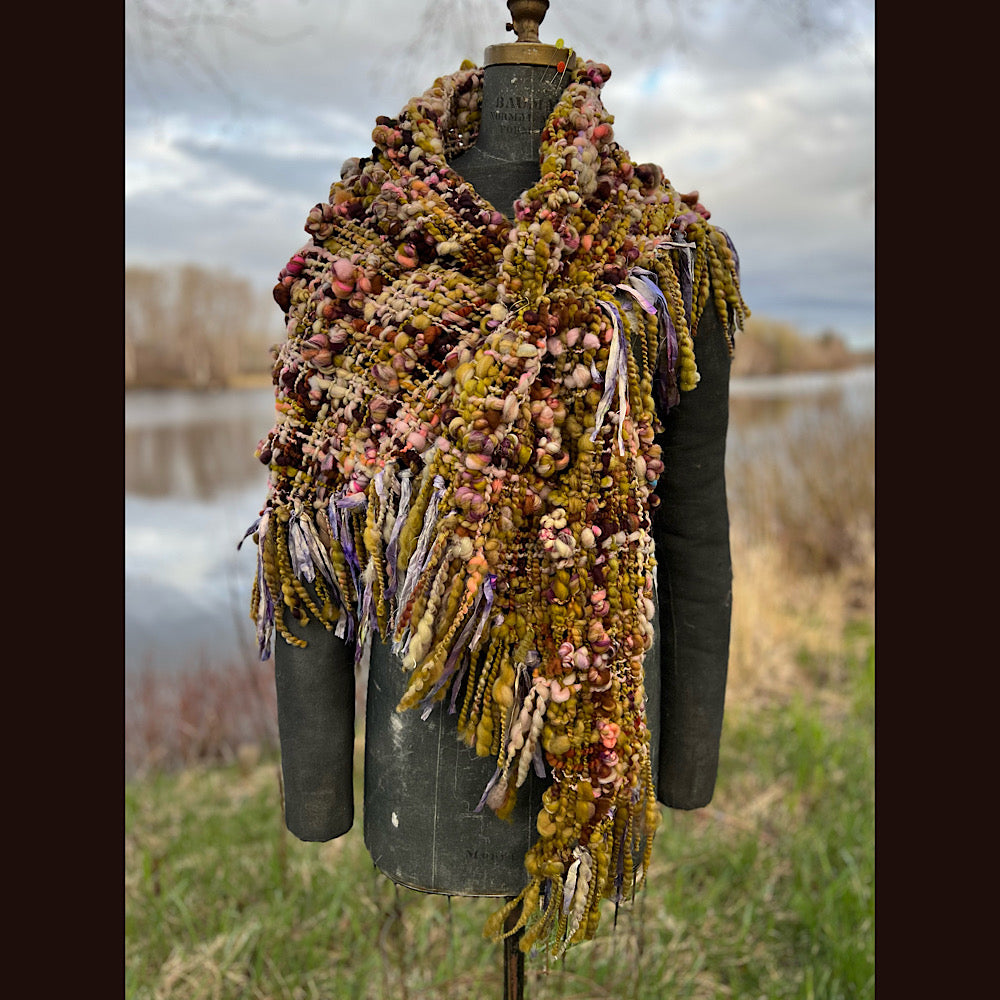 Woven shawl 82” X 36” 1 pound