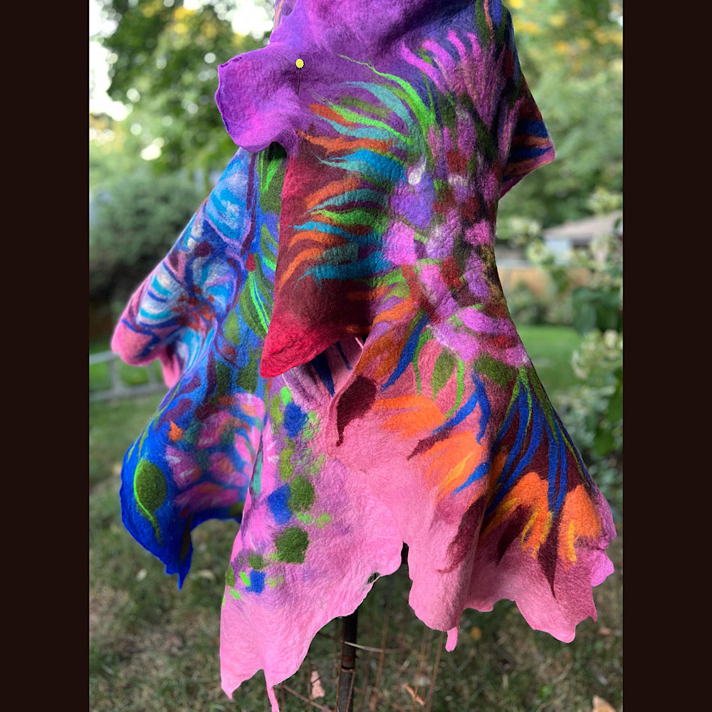 Felted Scarf 85” X 23”