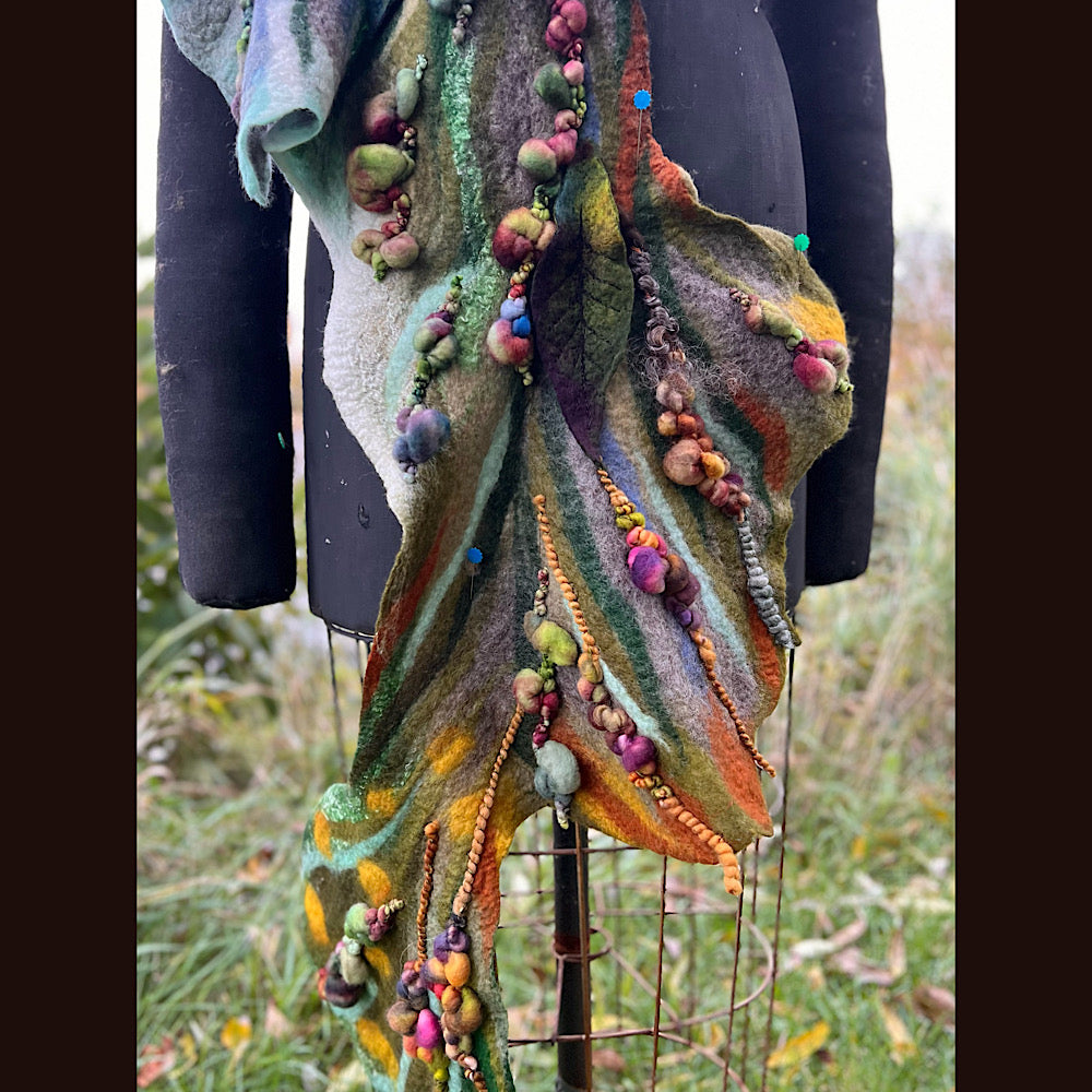 Felted Scarf 60” x 13”