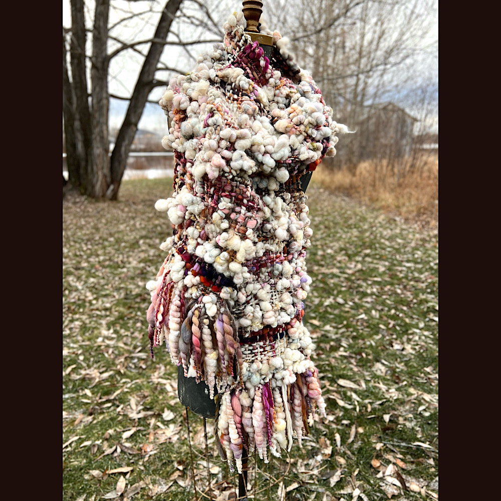 The Golden Rose Scarf 92” X 9”