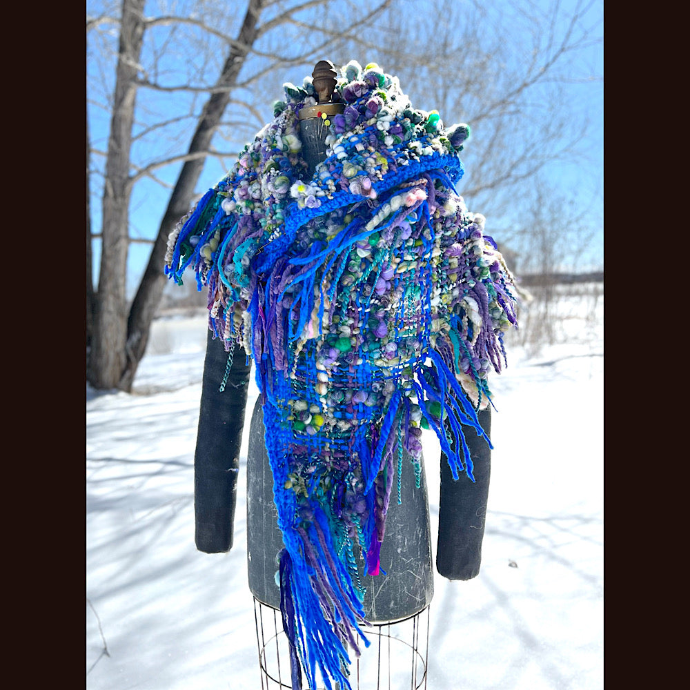 Woven shawl 82” X 37”