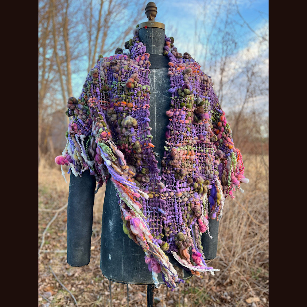 Woven shawl 80” X 34” 1 pound
