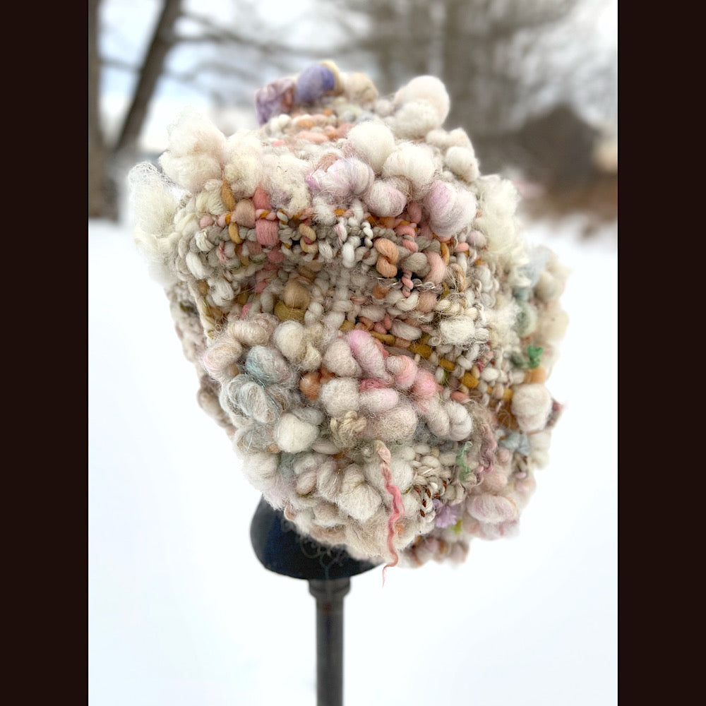 Snow rose toque (on hold)