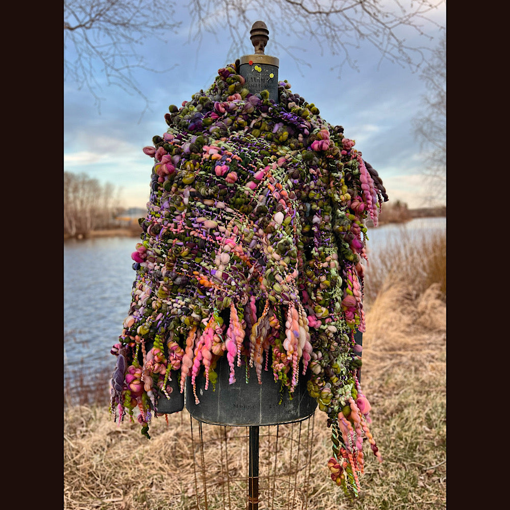 Woven shawl 82” X 37” 1 pound 1/2