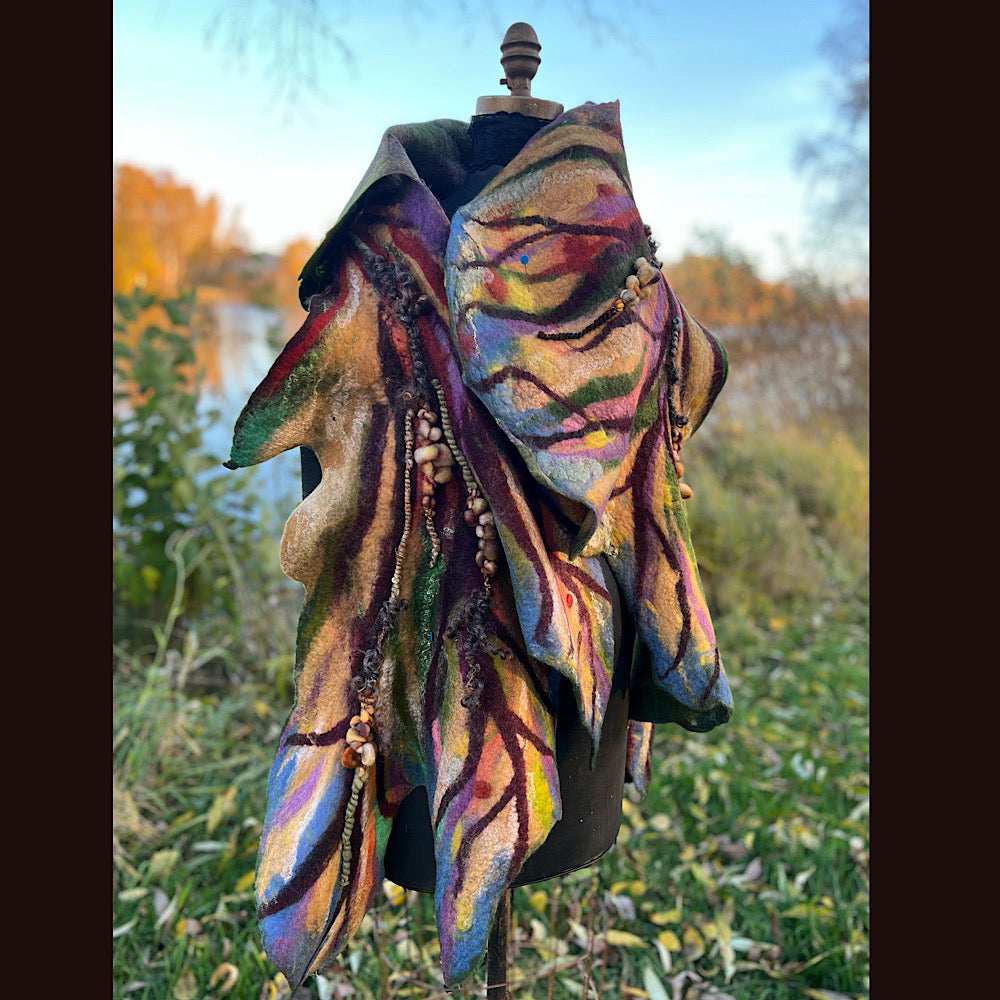 Felted Scarf 80” X 20”