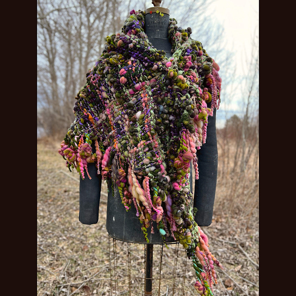 Woven shawl 82” X 37” 1 pound 1/2