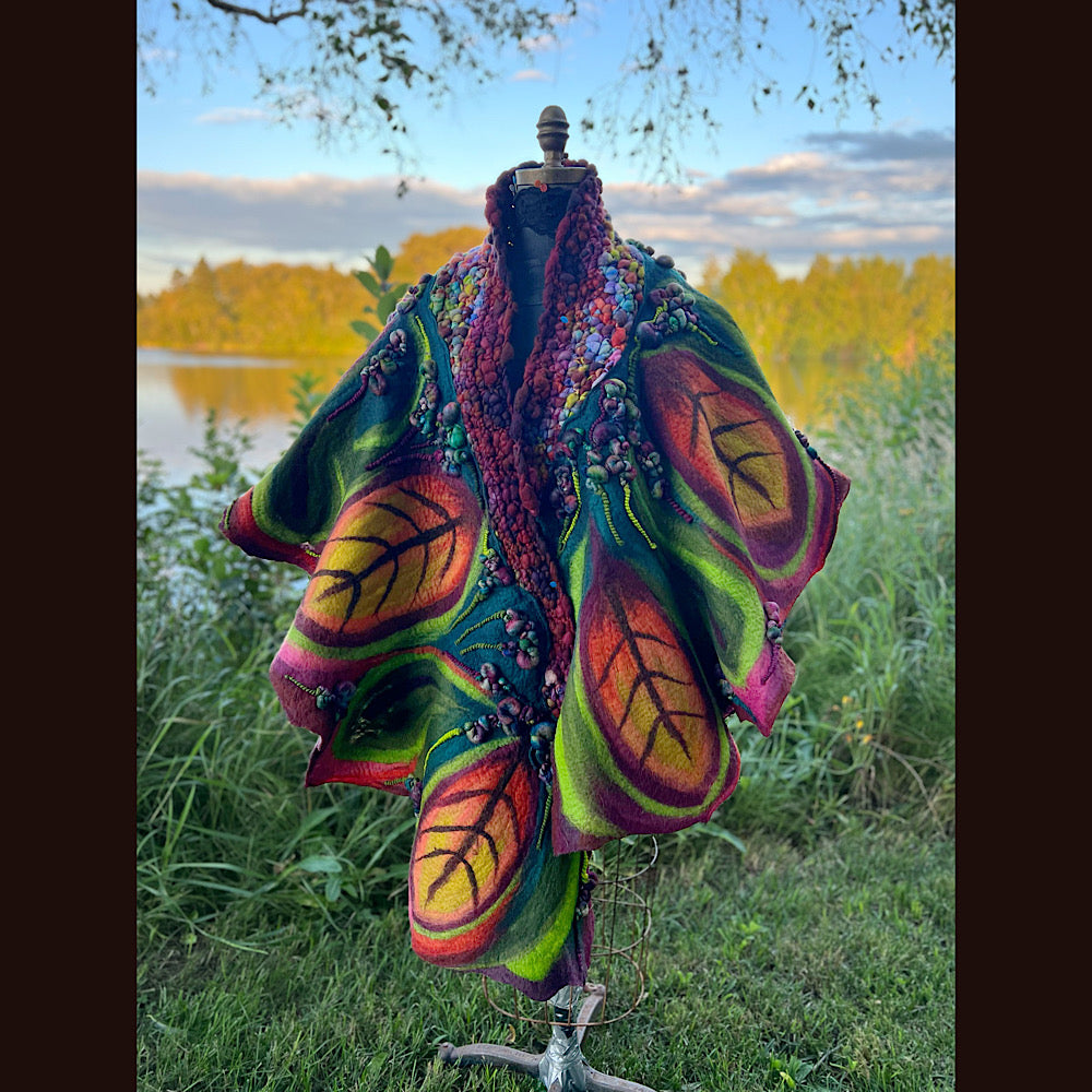 Felted Shawl 90” X 30”