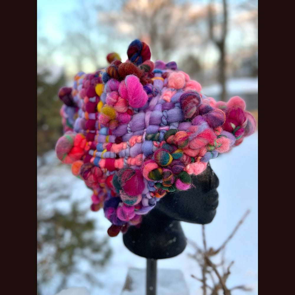 Popcorn toque size medium large