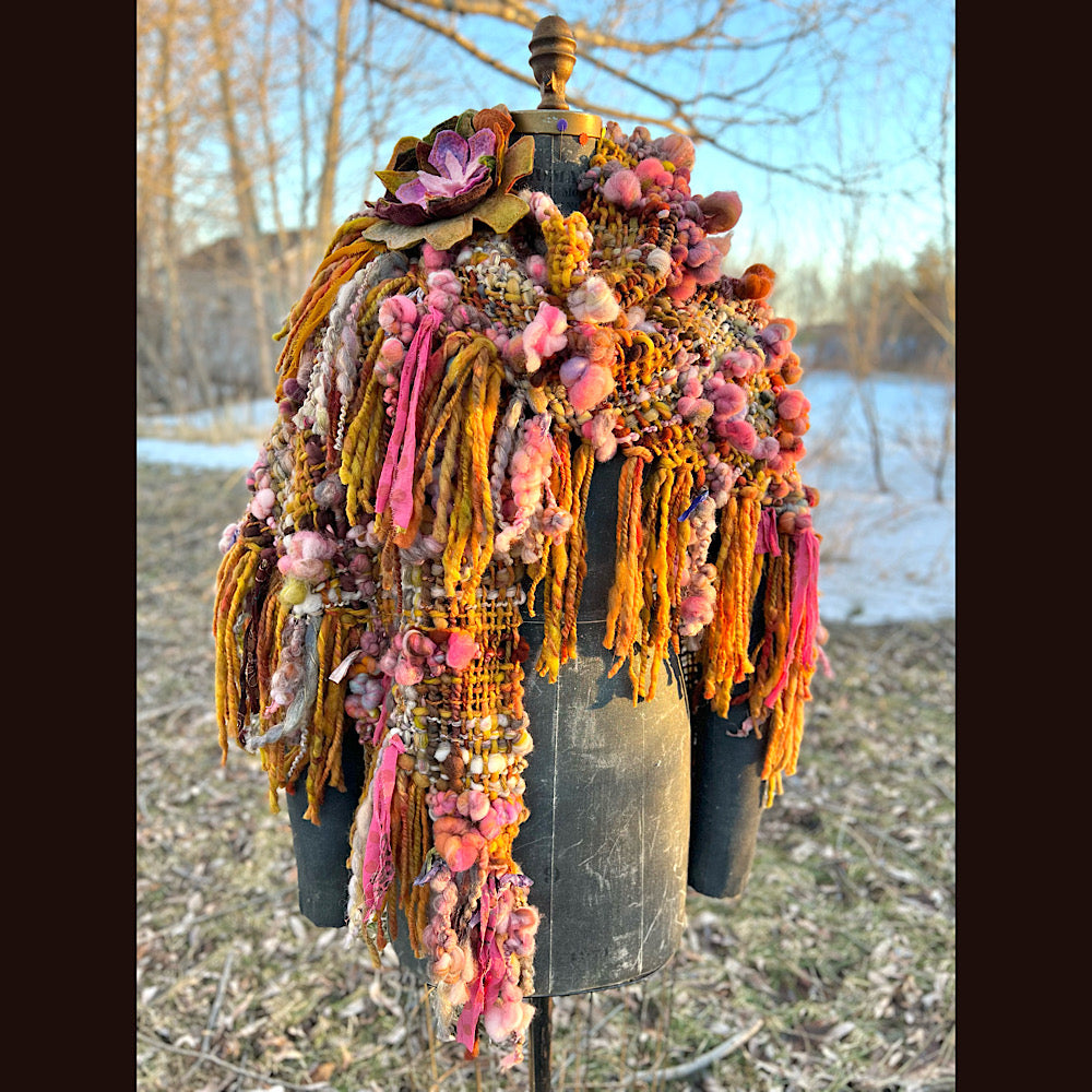 Woven shawl 82” X 37”