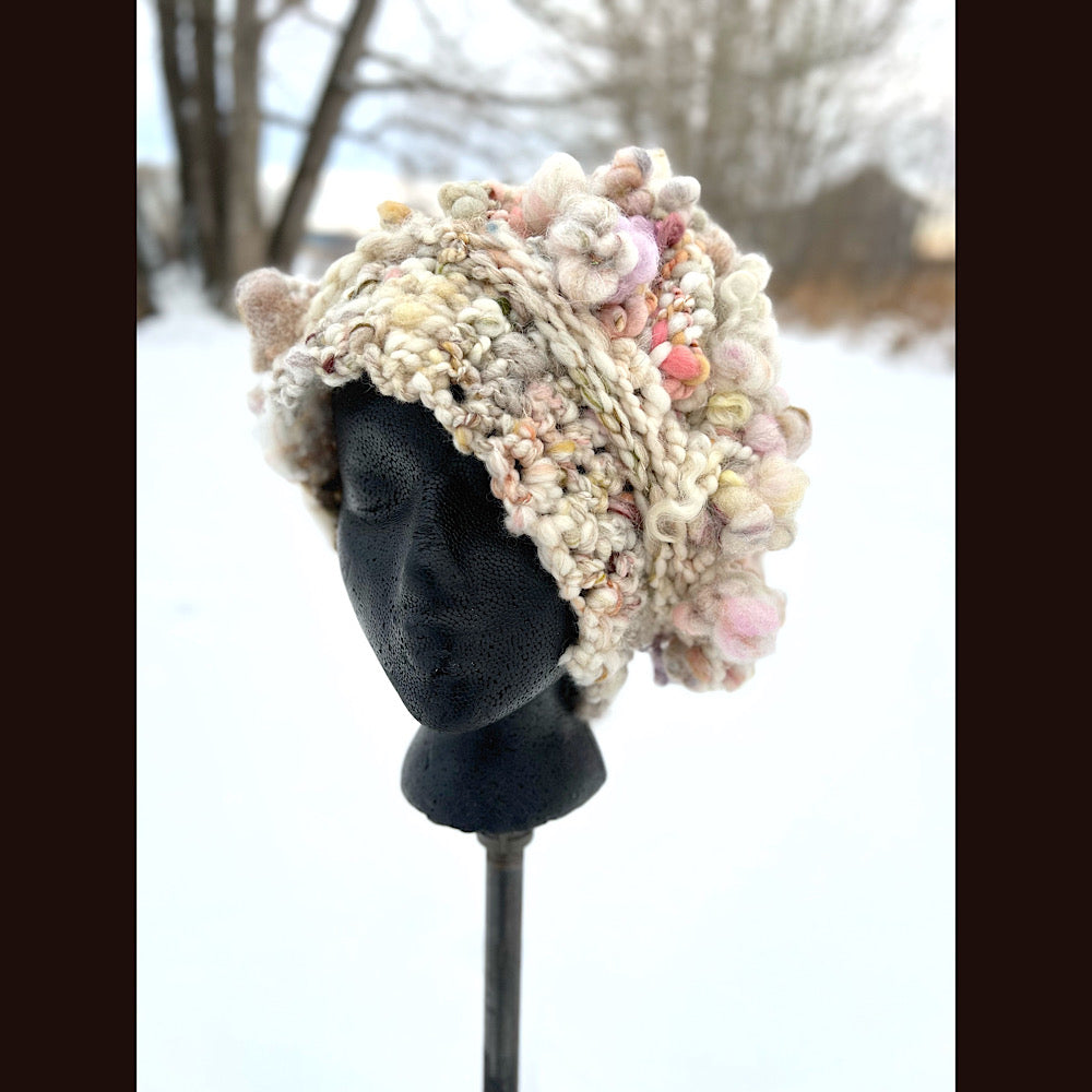 Snow rose toque (on hold)