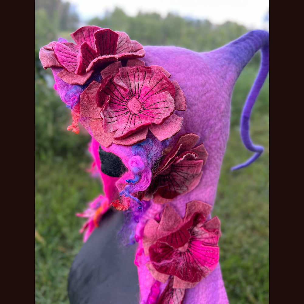 Fairy felted hood size medium