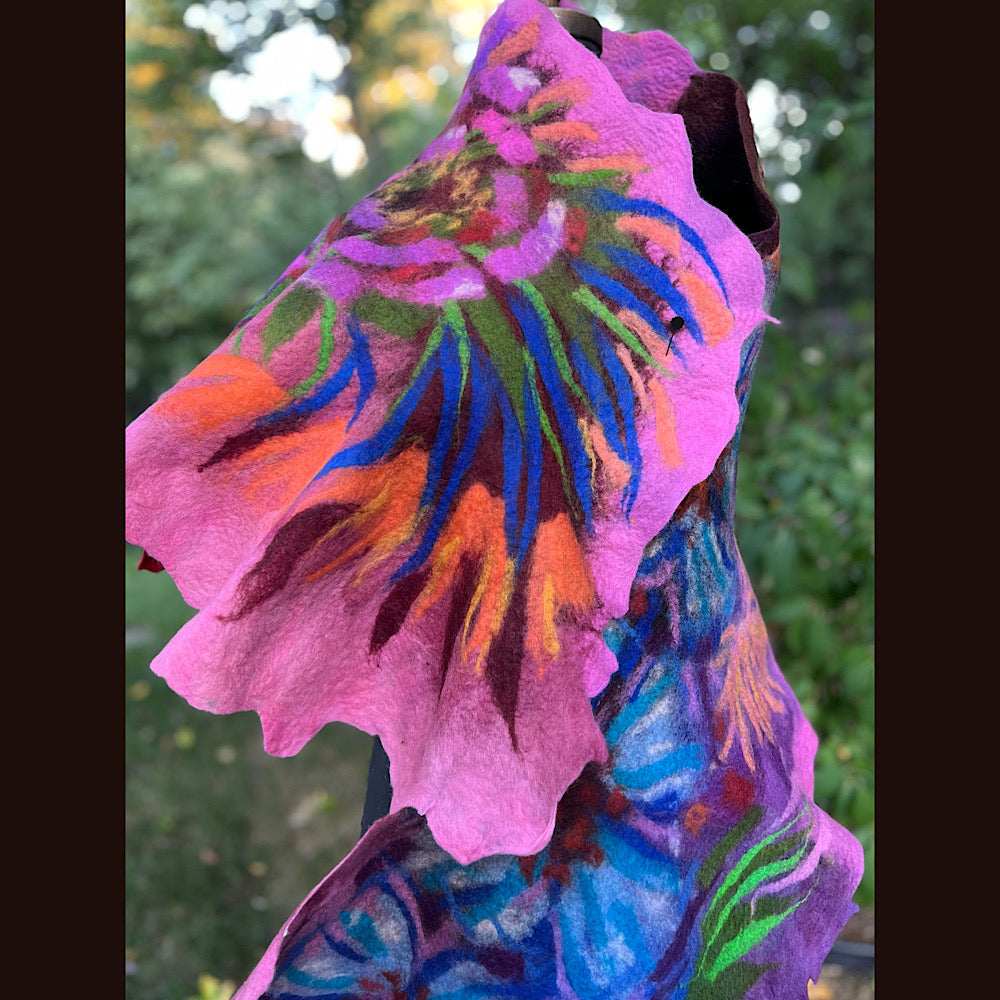 Felted Scarf 85” X 23”