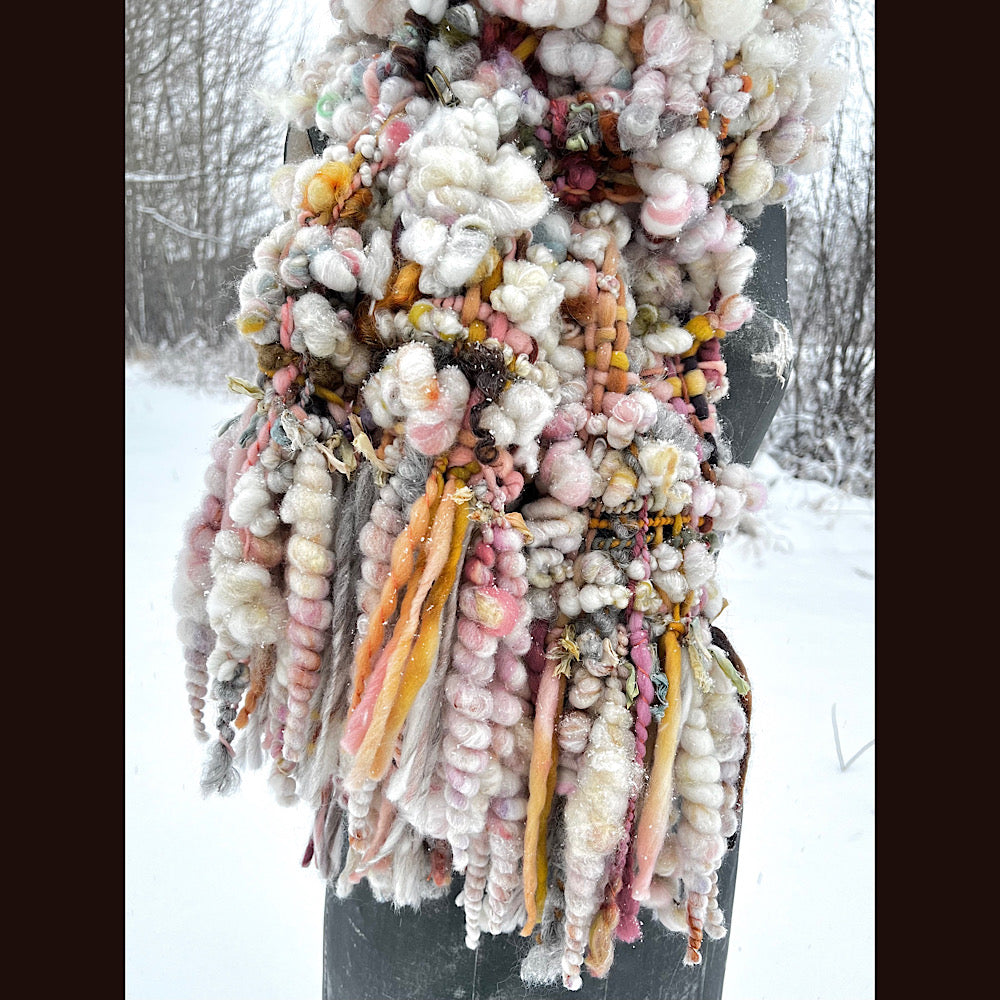 The Golden Rose Scarf 88” X 10”