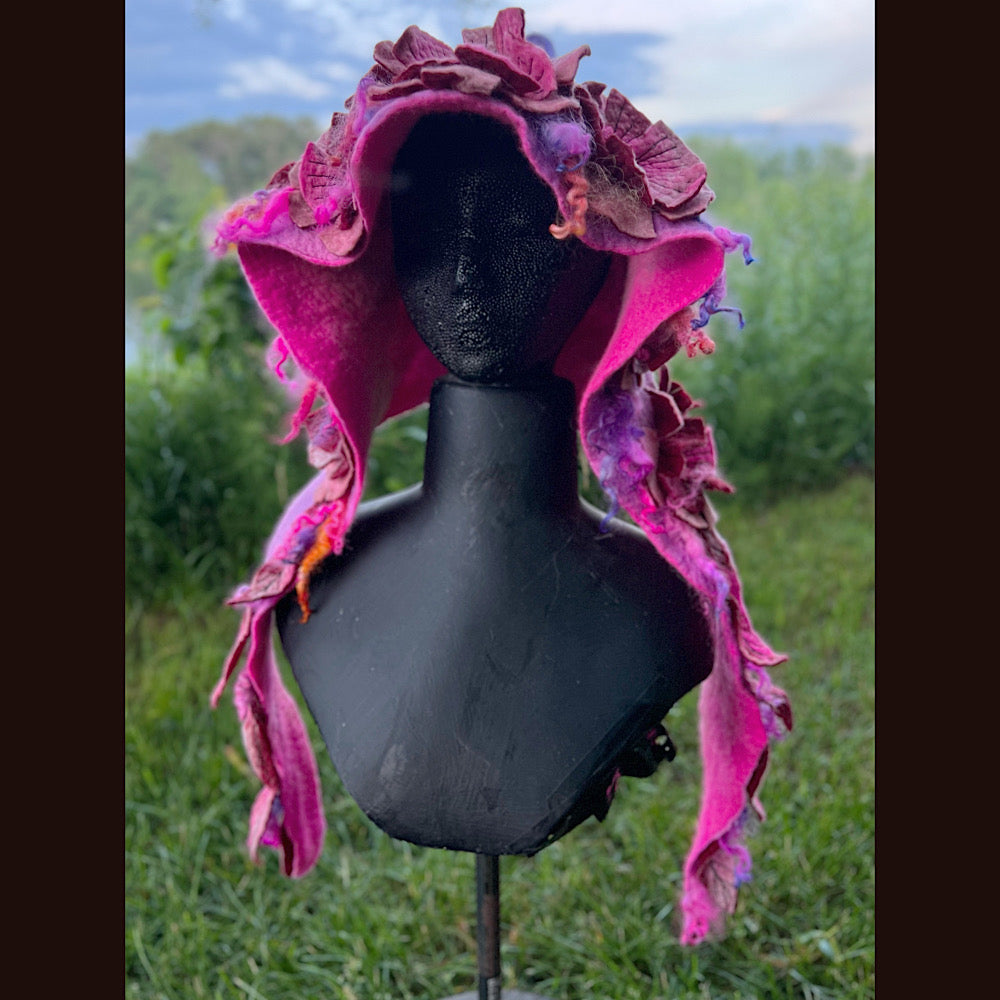 Fairy felted hood size medium
